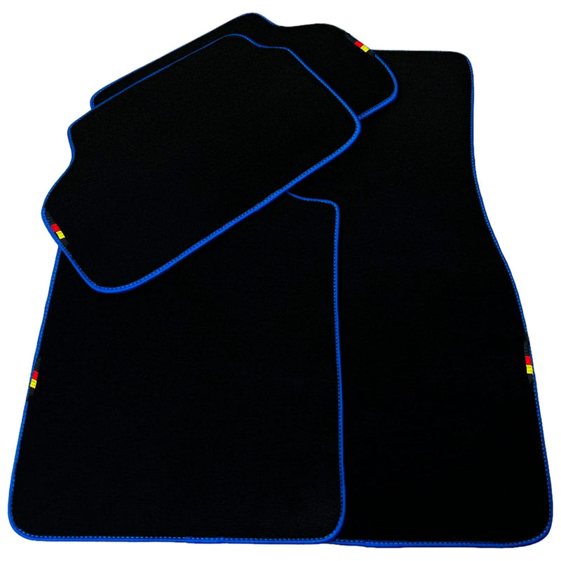 BMW M5 F10 (2011-2016) with Dark Blue Trim AutoWin Black Floor Mats