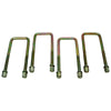 Landcruiser FJ60 FJ62 HJ60 4 x Front Leaf Spring U-Bolt & Nut Set (1980-1990)