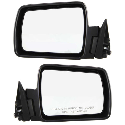 Manual Side View Door Mirrors Pair Set of 2 for Jeep