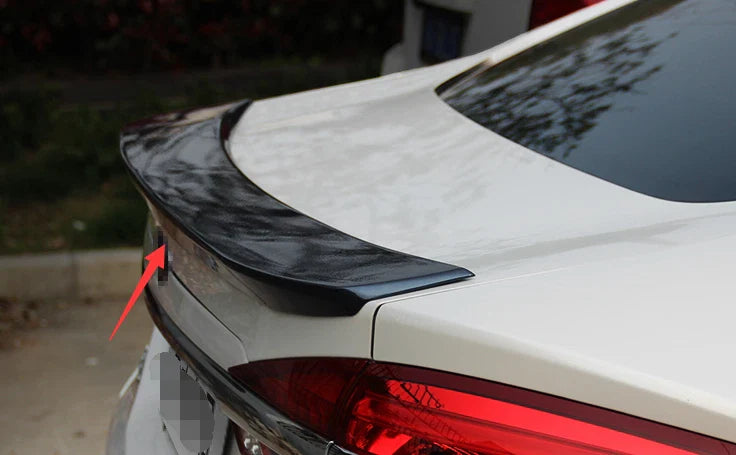 Ford Fusion Mondeo Glossy Black Sedan 4-Door Spoiler Wing (2013-2018)