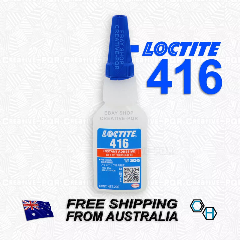 Plastic Bonding Loctite 416 20g Medium Viscosity Instant Adhesive
