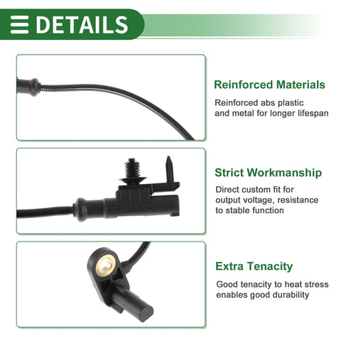 Nissan Cube (2012-2014) Rear Left ABS Wheel Speed Sensor