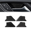 Audi A3 S3 RS3 Carbon Fiber Inner Door Handle Bowl Cover Trim (2013-2020)
