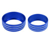 Dodge Ram (2018-2020) Blue Headlight Switch Knob Trim Cover Set