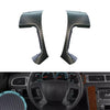 Chevrolet GMC Cadillac Carbon Fiber Look Steering Wheel Spoke Overlay Decal
