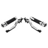 Aprilia Tuono V4 Silver Extendable Brake Clutch Levers & Handlebar Grips