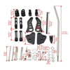 Harley Dyna Low Rider & Super Glide Forward Controls Footpegs & Levers (2000-2012)