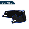 Toyota Harrier 80 (2005-2013) - Black Blue 1 Set Dashboard Cover Mat