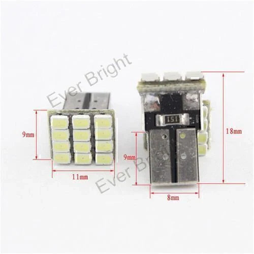Car Bright White T10 1206 12 SMD 12 LED Map Reading Light Bulb