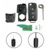 Car Car Key 3 Buttons 434MHz ABS Black Battery Remote Key