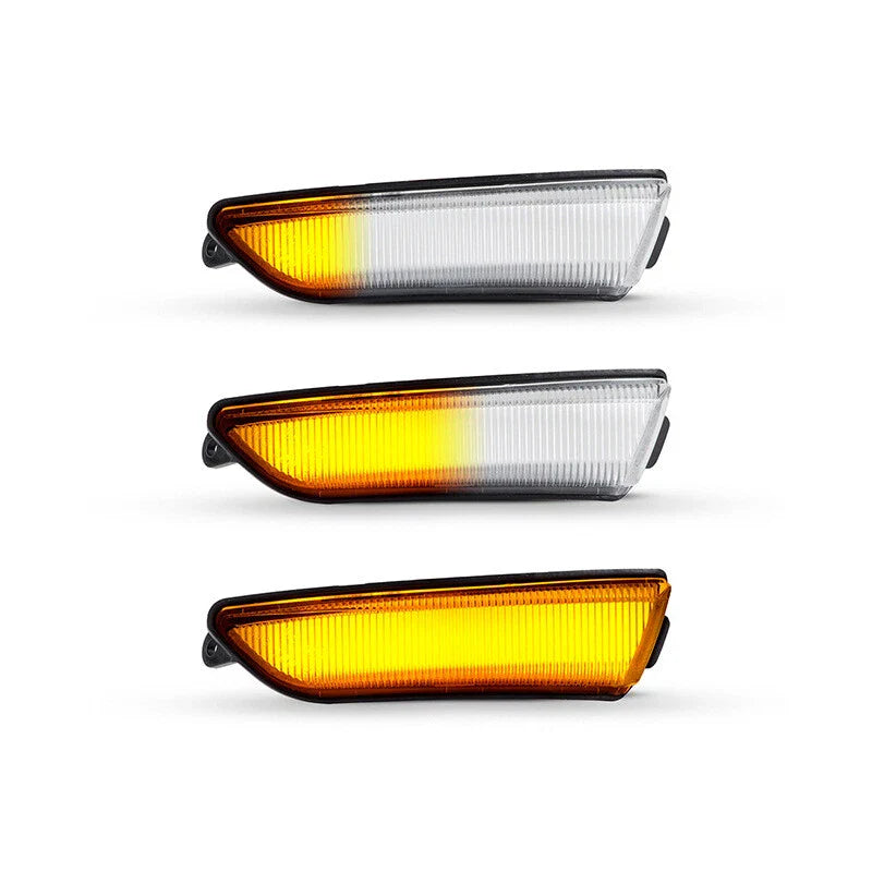 Chrysler 300 2x Clear Side Wing Mirror Turn Signal Lights (2011–2023)