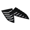 Toyota 86 Subaru BRZ Window Side Louver Cover Trim  Black (2012-2020)