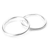 Audi A3 4 Pcs Silver Interior Air Vent Outlet Ring Covers (2012-2019)
