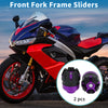 Make Model Frame Sliders / 2 Pcs / Front Fork Falling Protection Purple