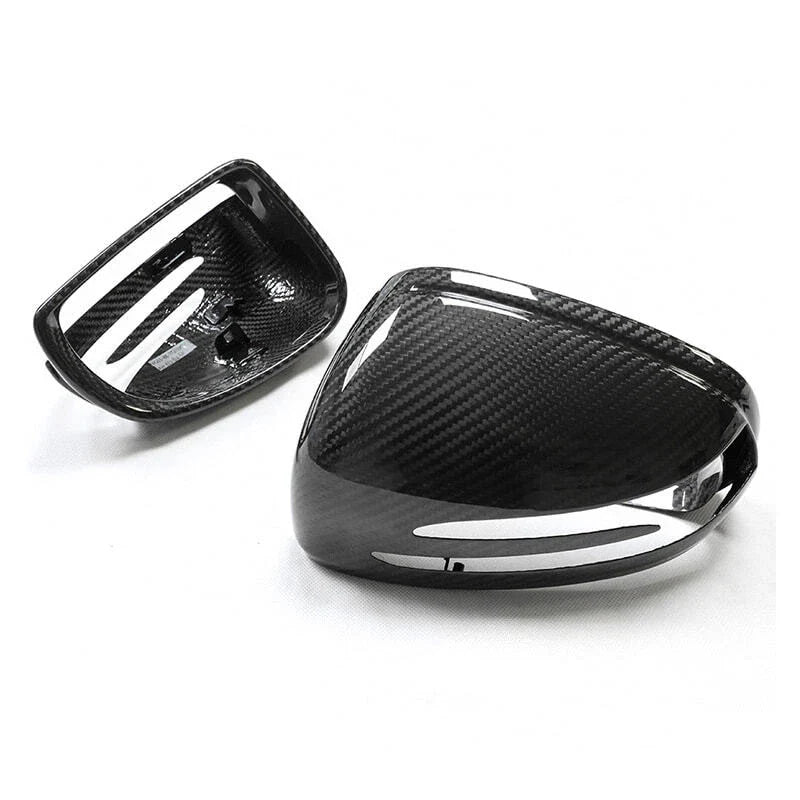 Benz SLK SLC SL SLS R172 Real Dry Carbon Fiber Side Mirror Cover Shell Parts
