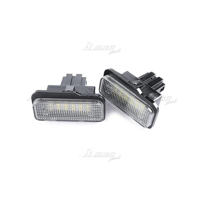 Mercedes W203 W211 W219 Tesla Model S 2PC White LED License Plate Light