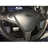 Tesla Model S Real Carbon Fiber Center Steering Wheel Interior Trim fit