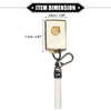 Volvo S60 (2019-2021) TPU White w / Key Chain Smart Key Fob Case Kit