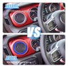 Jeep 4 x Outlet Vent Trim Accents Frame Covers (Fits Various Models)