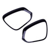 Toyota Corolla Cross Black Rear Mirror Rain Eyebrow Trim (2022-2023)