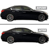 Infiniti Q50 Q50S Chrome Blackout Overlay Window Trim (2014-2023)