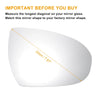 Hyundai Tucson Right Side Heated White Mirror Glass (2015-2020)