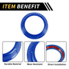 Jeep Wrangler JK JKU (2011-2017) Blue AC Vent Dashboard Decoration Rings
