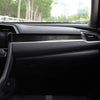 Honda Civic X 2016-2018 Car Carbon Fiber Interior Dashboard Strip Trim fit