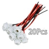 Car Socket Harness 20 x T10 168 194 LED Bulb Tail Light Connectors