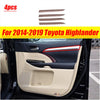 Toyota Highlander Inner Door Armrest Woodgrain Cover Strip (2014–2019)