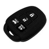 Toyota Corolla Black Silicone Key Case Cover (2014-2018)