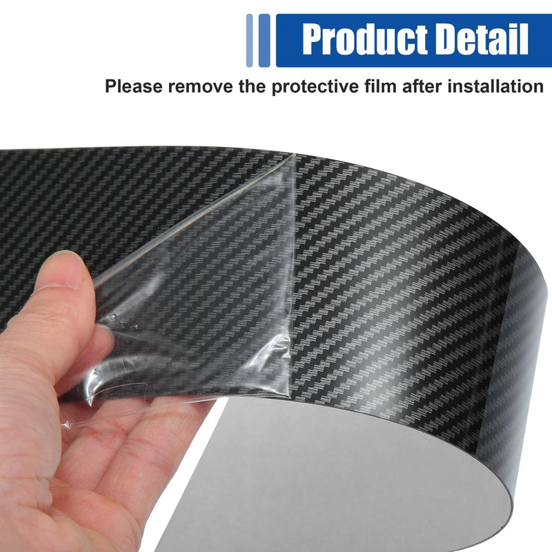 BMW X5 Gloss Carbon Pattern Door Window Pillar Post Cover Trim (2014-2018)