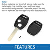 Honda Civic Keyless Entry Remote Fob Shell Case Set (2006-2013)