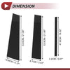 Nissan Titan (2004-2015) Black 6 Pcs Door Pillar Window Trim