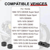 Honda CB350K SL350 Front + Rear Fuel Tank Rubber Holder Kit (1968–1973)