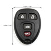 Chevrolet Malibu Key Fob Case Shell Replacement (2004 - 2012)