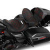 Harley Street Road Glide Driver Passenger Seat Backrests Pad (2014-2023)