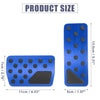 Jeep (2011-2021) Blue Car Brake Pedal Pad & Gas Accelerator Cover