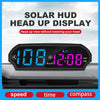 GPS Solar Head Up Display Car Speedometer with Light Sensing Color Screen
