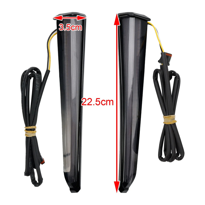 Harley Touring Road Glide (2014-2023) Black Catch Under Fairing Lights