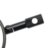 Superbike Handlebar End Mirrors 2 x Black Round Plastic M8 M10
