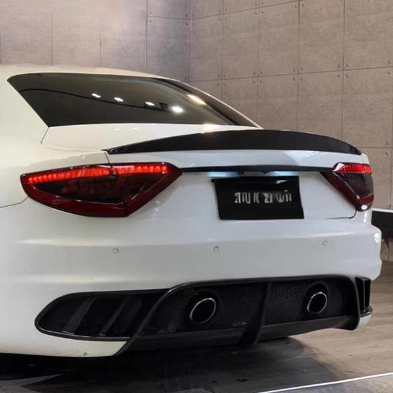Maserati GranTurismo GT 2007-2015 Real Carbon Fiber Rear Trunk Spoiler Wing