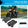 Car Auto Battery 7 Way Multi Fuse Block Box Holder (12-32V)