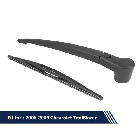 Chevrolet TrailBlazer Rear Windshield Wiper Blade Arm Set 345mm (2006-2009)