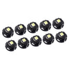 A / C Climate Control Switches 10x White T4.7 Neo Wedge LED Light Bulbs