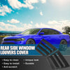 Dodge Charger (2011-2021) Air Vent Scoop Covers 2 x Black Window Louvers