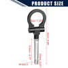 Honda Fit Black Round Bumper Trailer Ring Eye Towing (2009-2013)