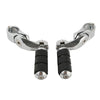 Harley Electra Street Glide 1 1/4" Highway Bar Short Angled Footpegs (2007-2023)