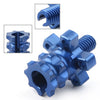 Motorcycle Dirt Bike Blue M8 8MM Clutch Brake Lever Cable Adjuster Screw