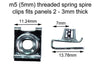 Aprilia RS660 Metal Trim Body Frame Clips 10x